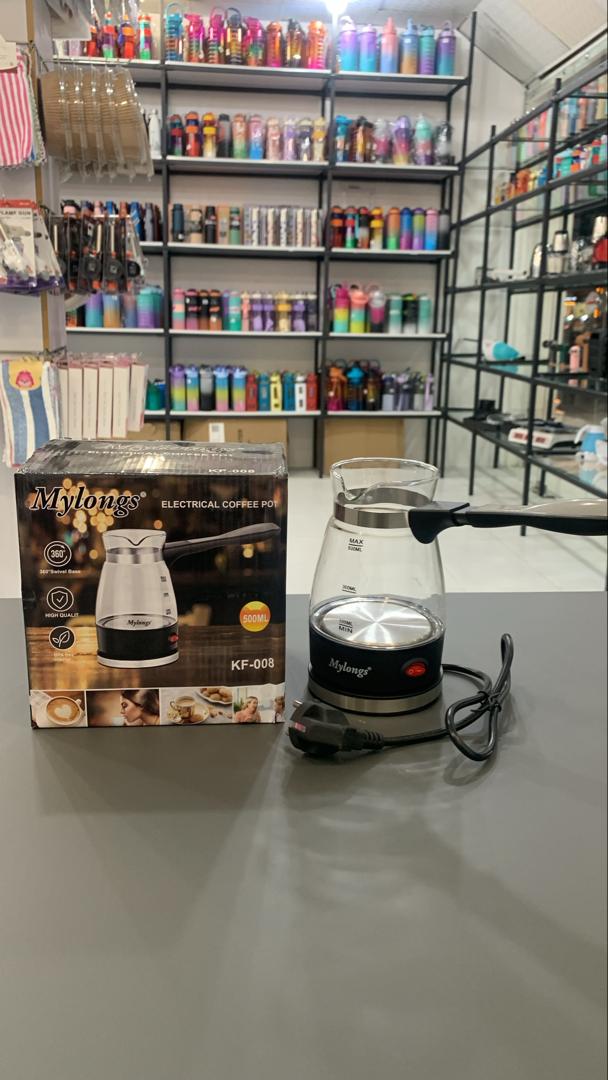 قهوه جوش برقی پیرکس نیم لیتری پایه چرخشی