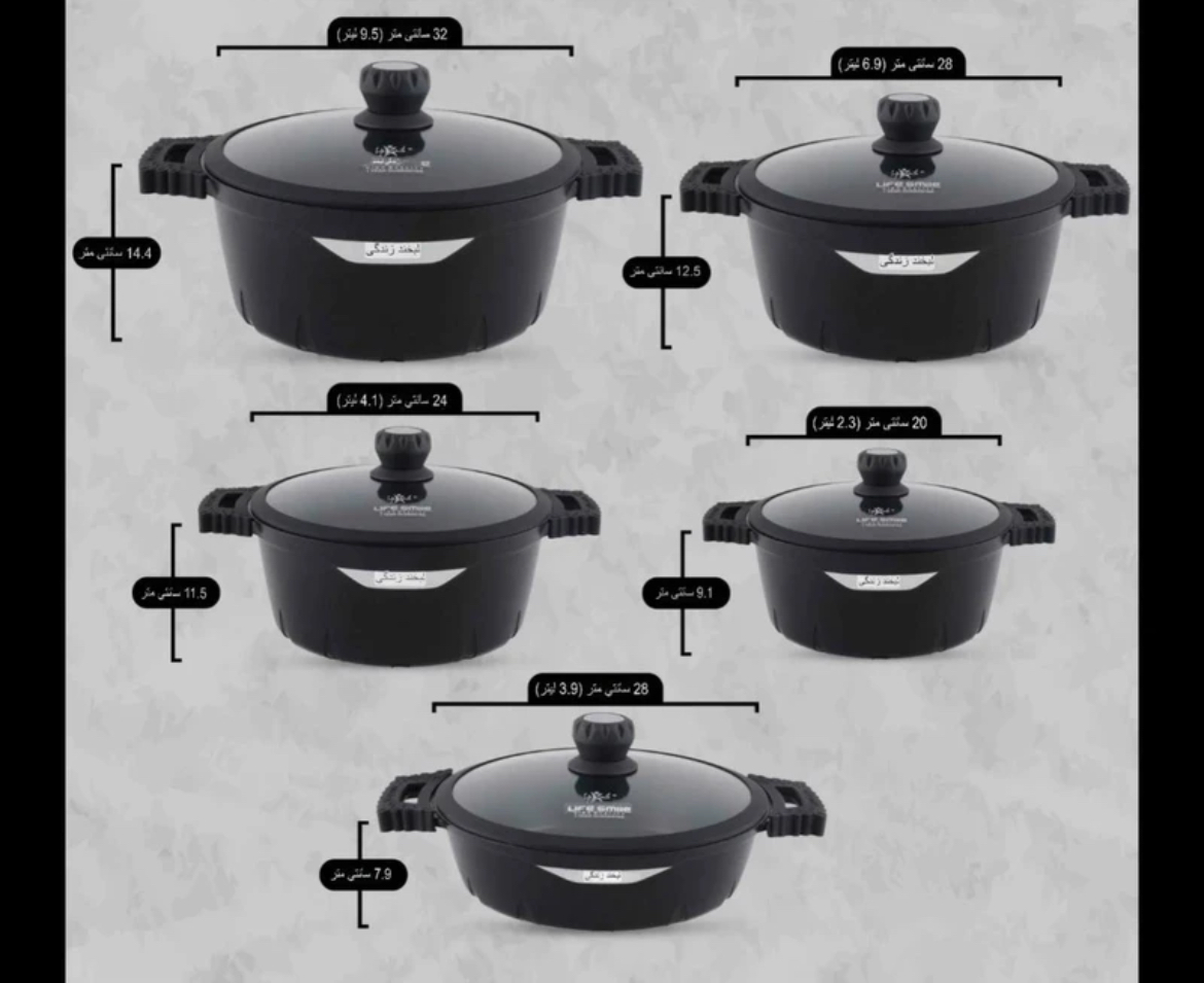 سرویس قابلمه ۲۰ پارچ شاین لایف اسمایل مدل FL20