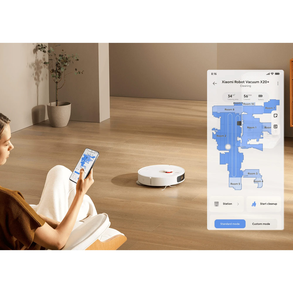 جاروبرقی رباتیک شیائومی مدل Robot Vacuum X20 plus