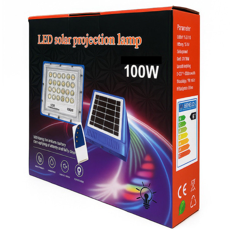 پروژکتور LED خورشیدی مدل E025-100W