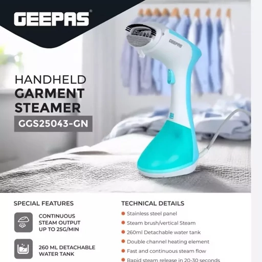 اتو بخارگر جیباس مدل GGS5034_GN